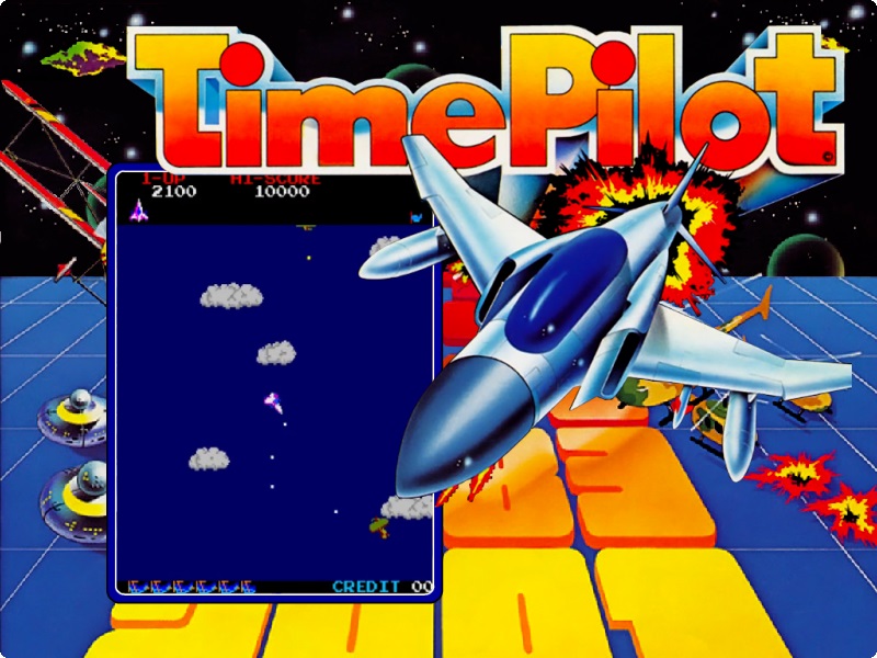 Time Pilot Arcade Cabinet